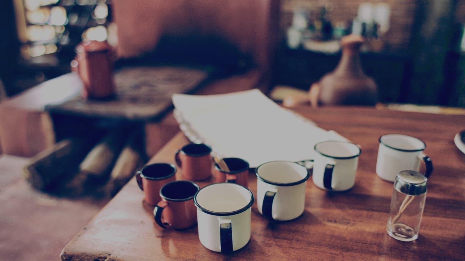 Espresso drinks prepared by an Espréssate barista at a catered event